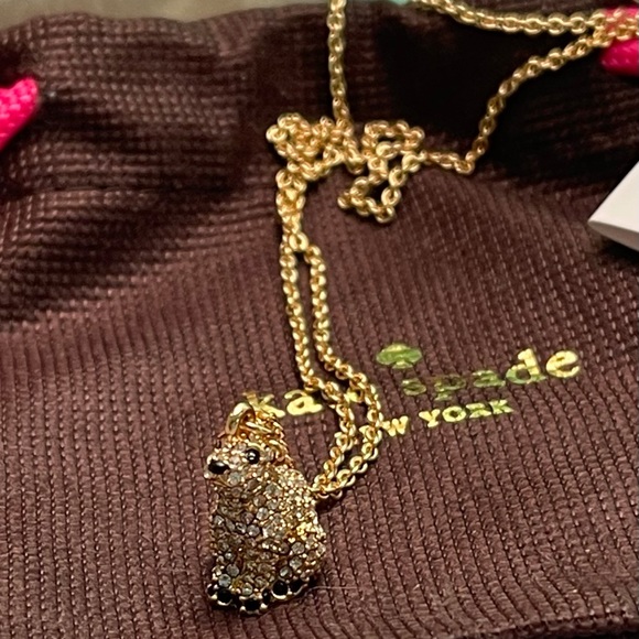 Kate Spade Cold Comforts Polar Bear Charm Neckace